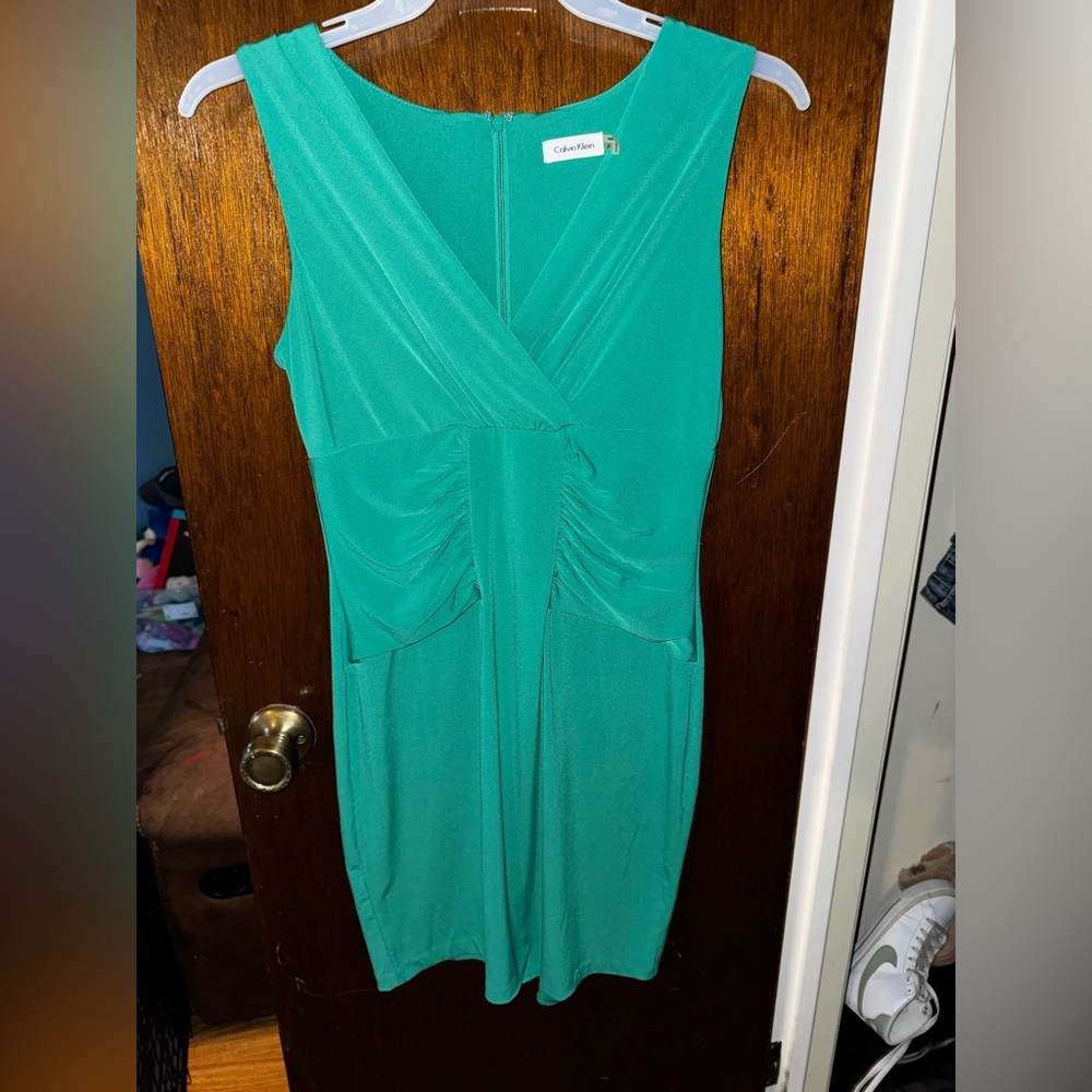 Calvin Klein Teal Midi Dress
